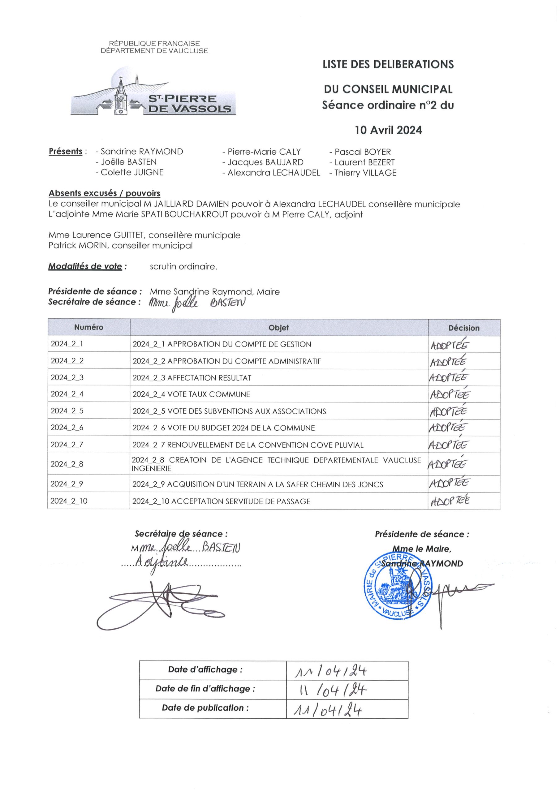 20240411LISTE DELIB CM 100424